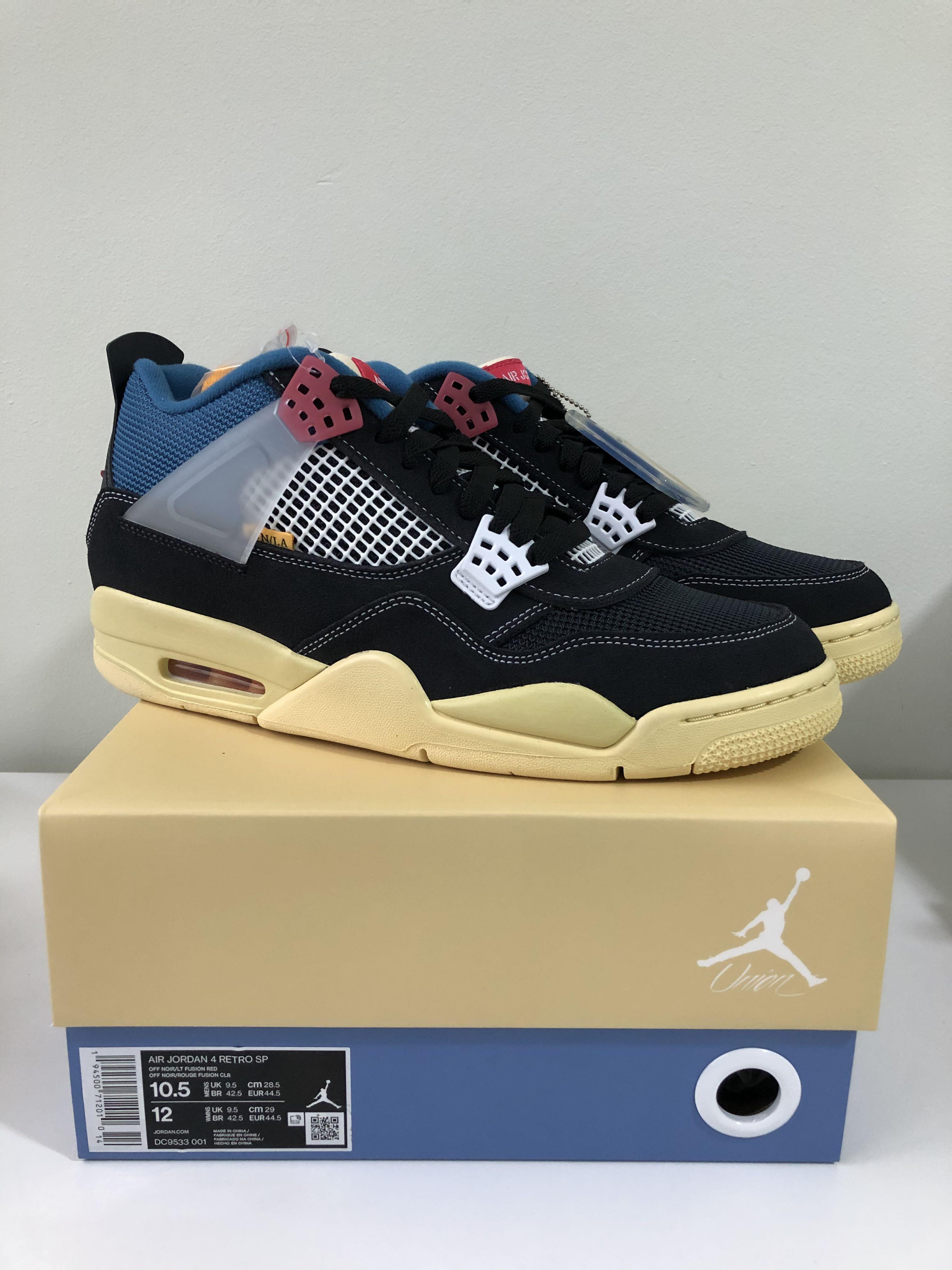 Jordan 4 noir rouge sales