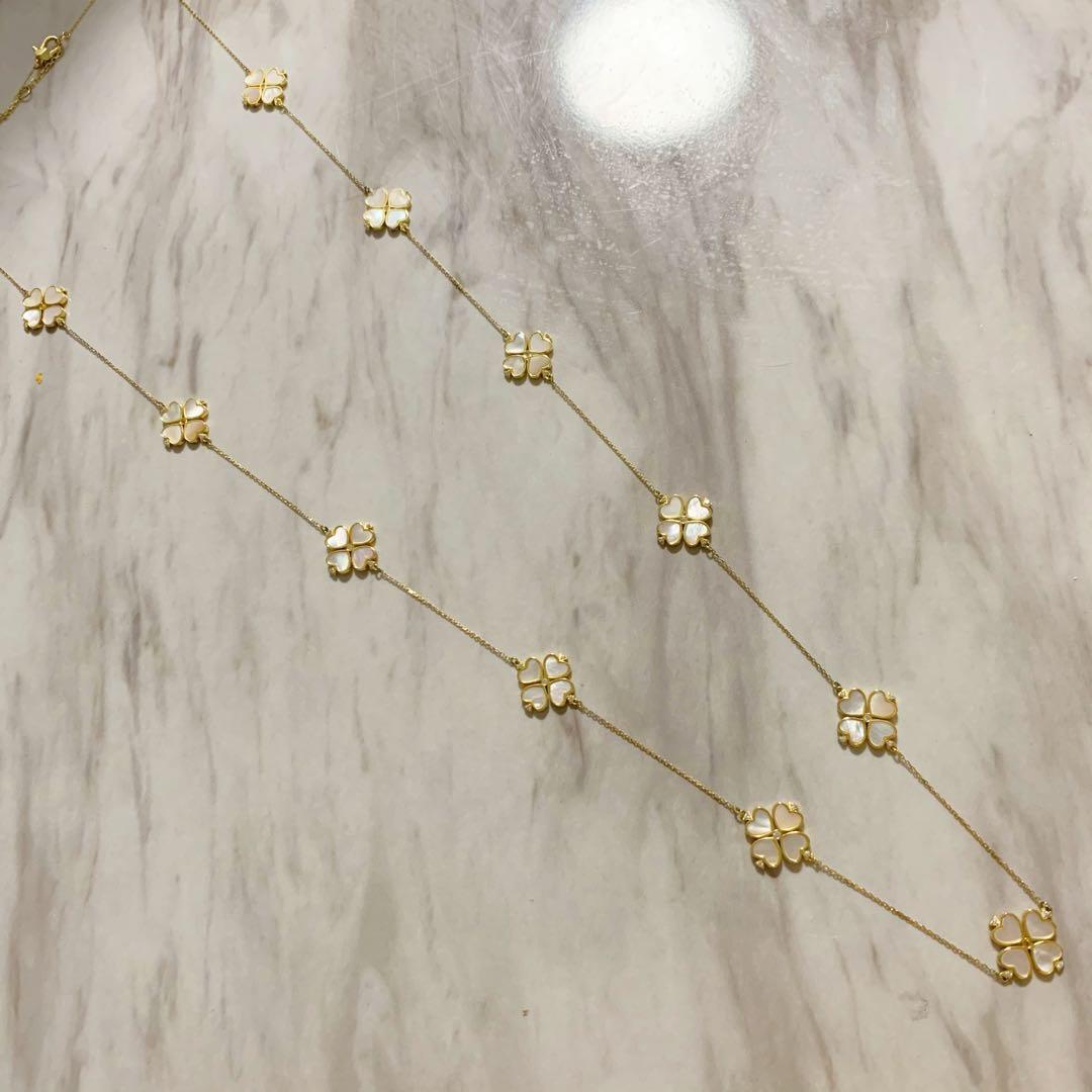 Kate spade deals legacy logo necklace