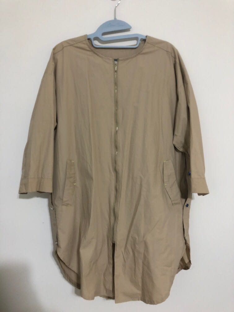 Khaki Parka Women S Fashion Clothes Outerwear On Carousell