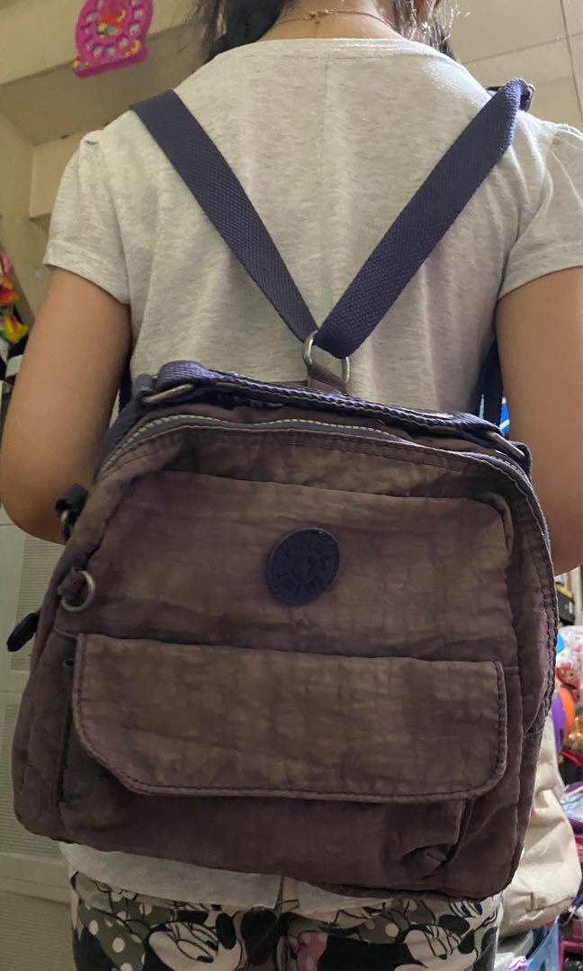 Kipling Small Backpack (Category: Backpacks) located in Quezon City. Submitted by alexsanbrielle (Listing ID 1039382022, Image 2). Description: Small 2 way Kipling Backpack or Sling Original Kipling Sign of usage but bag use not compromise. A lot of zipper compartment Very light weight .