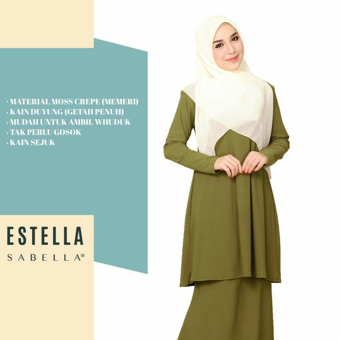 Kurung Estella And Lorez Muslimah Fashion Two Piece On Carousell