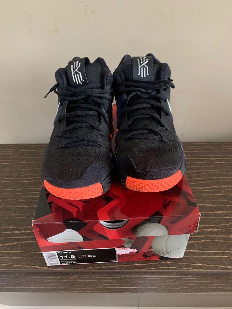 kyrie 4 silver orange