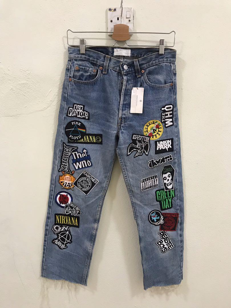 Levis patches, Women's Fashion, Bottoms, Jeans & Leggings on Carousell