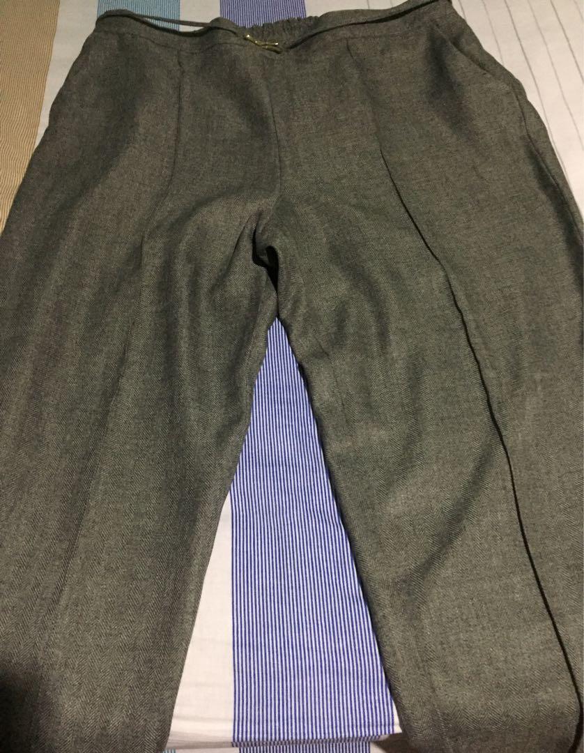 Long slacks for big women. (Category: Traditional & Ethnic wear) located in Manila. Submitted by tesscer (Listing ID 1039395337, Image 3). Description: Greenish-gray color. Size 20, with garterized back waist. Very slightly used. Has an attractive buckle in front. .
