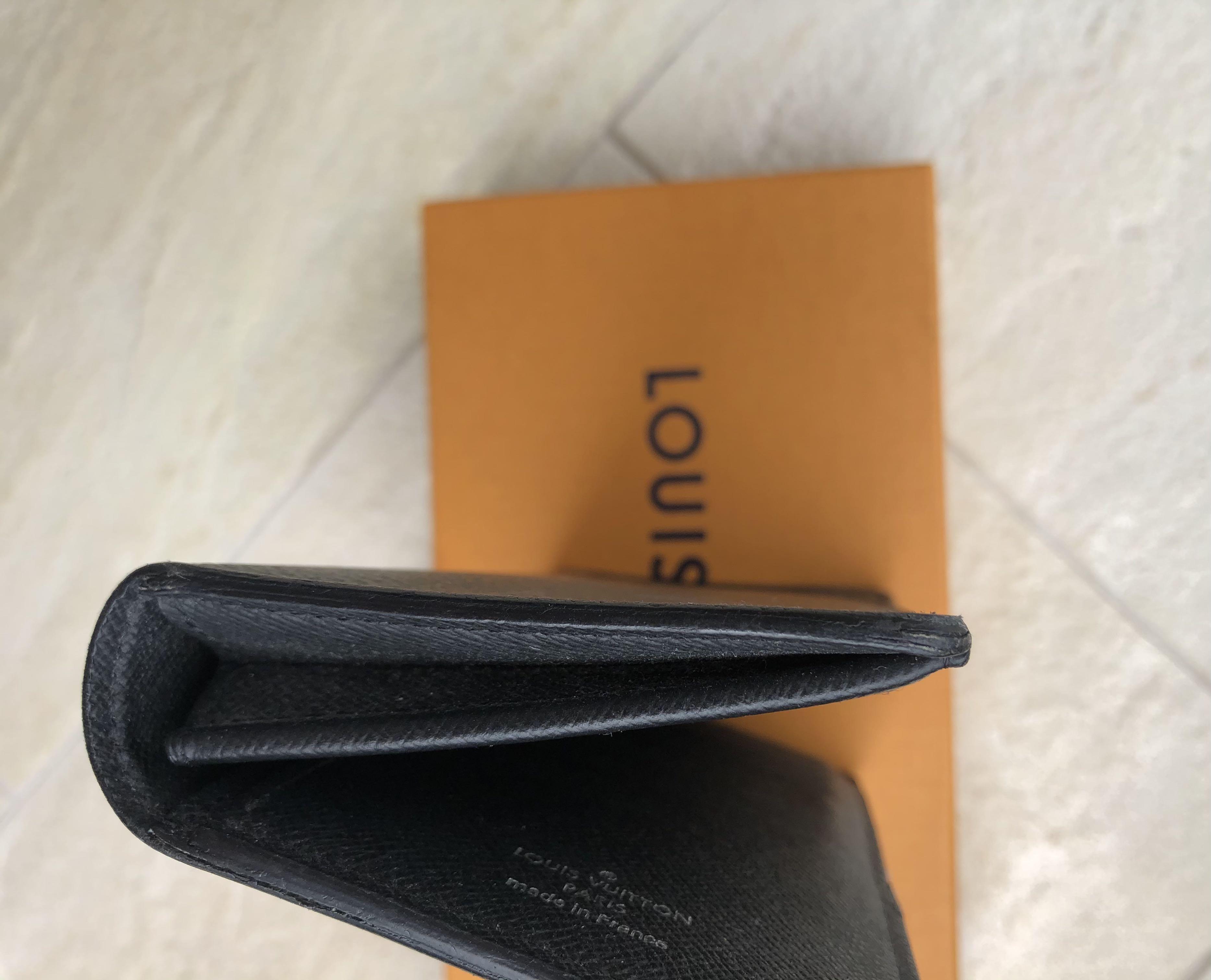 Louis Vuitton Monogram Eclipse Canvas Brazza Wallet, myGemma