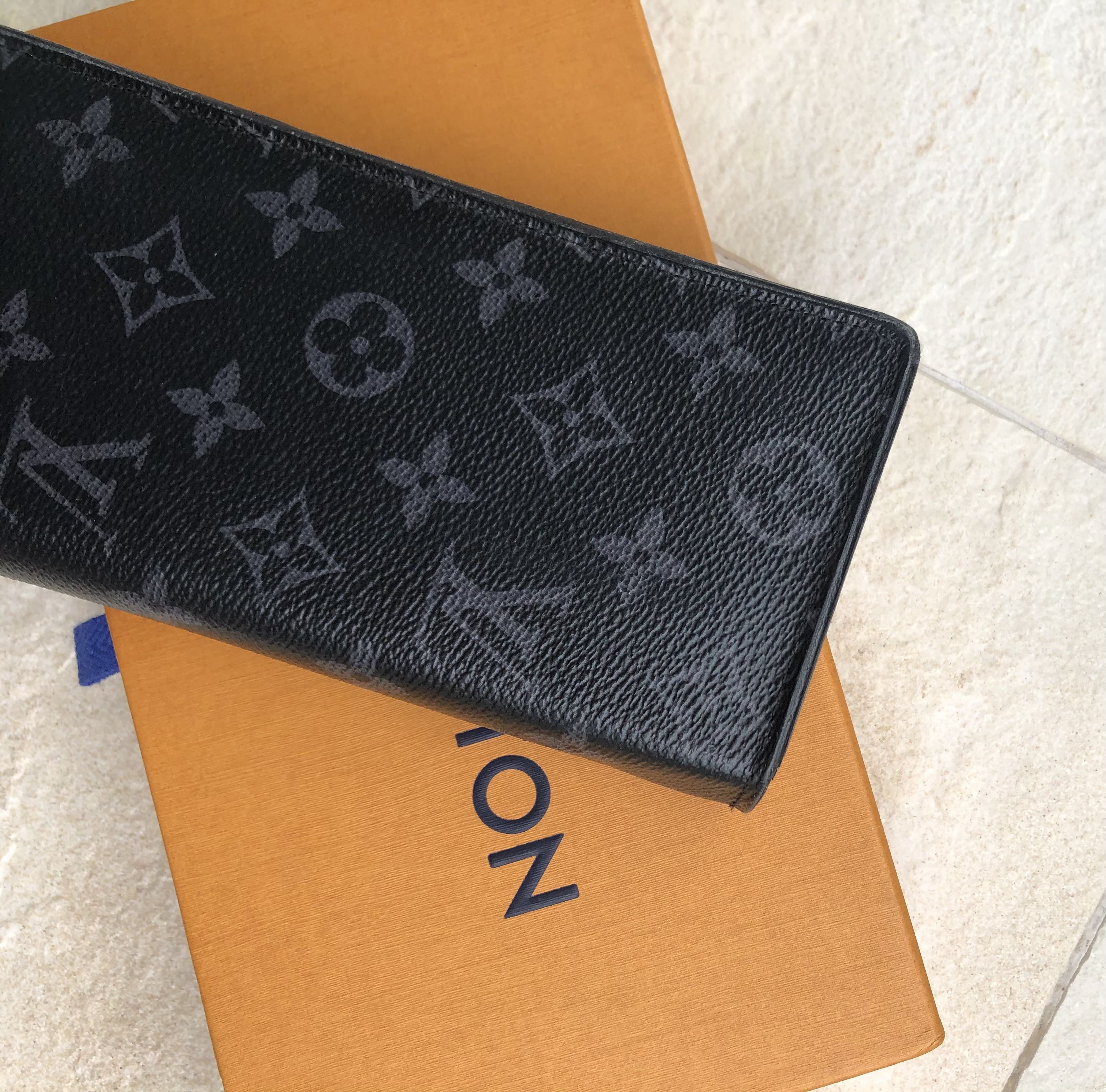 Shop Louis Vuitton MONOGRAM 2017 Cruise Louis Vuitton fragment Brazza  Wallet Monogram Eclipse by BrandStreetStore