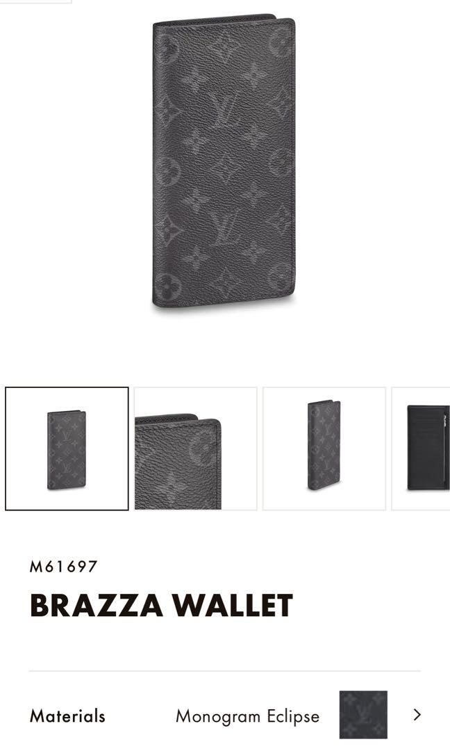 Louis Vuitton Men's Pre-SS19 Monogram Galaxy Brazza Wallet Review &  Comparison w/Long Wallet 