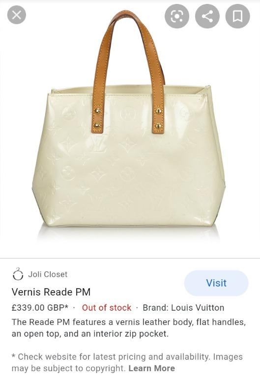Louis Vuitton Monogram Perle Vernis Reade
