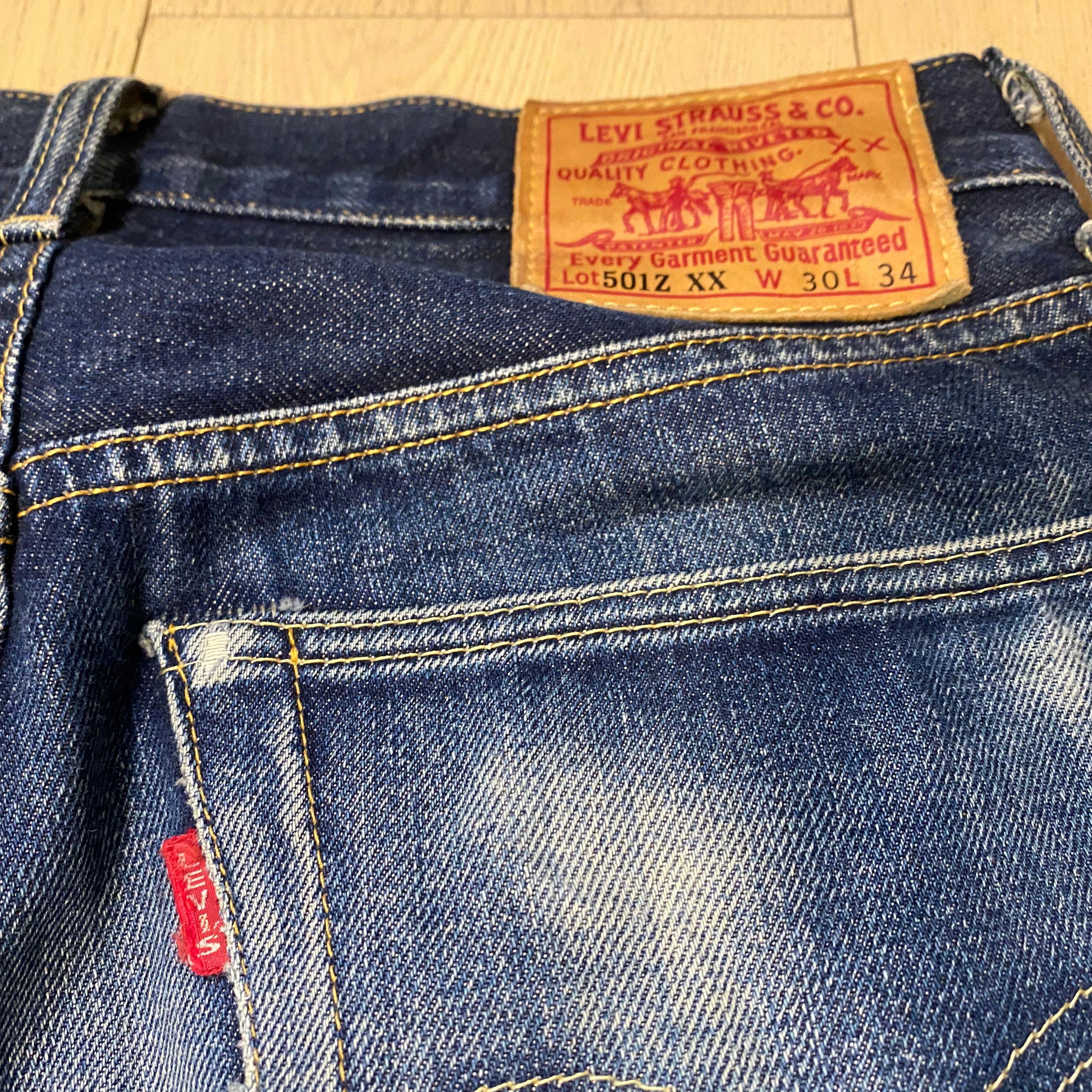 LVC Levi's vintage clothing 1954 501Z XX made in US 色落層次分明 