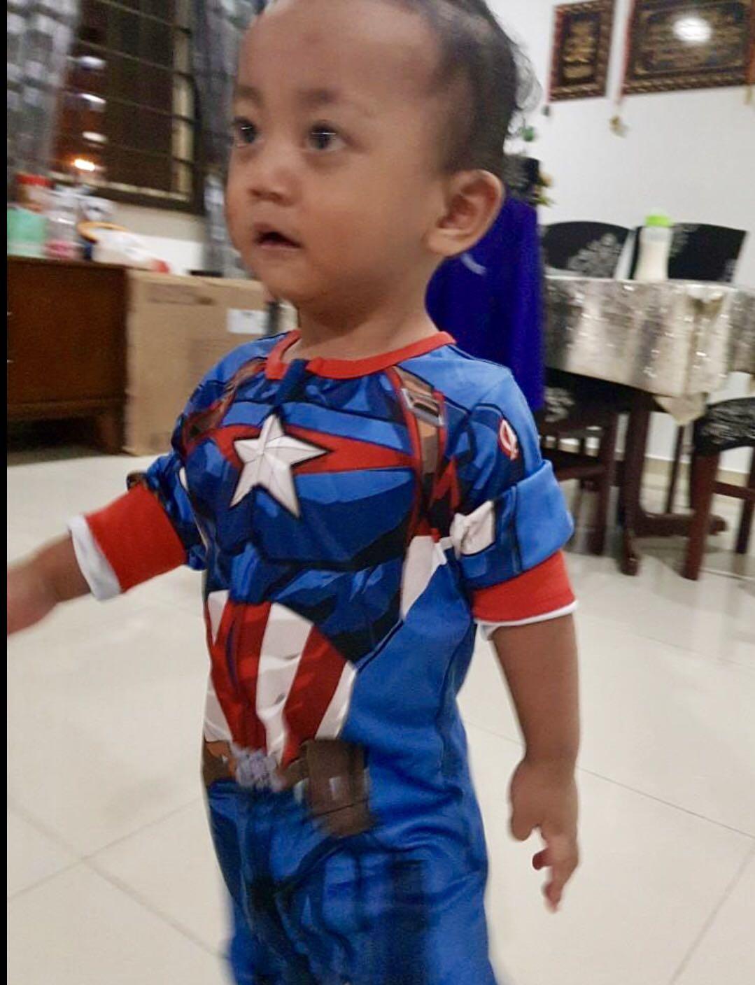 In stock Marvel Superheroes Captain America Baby Boy Toddler