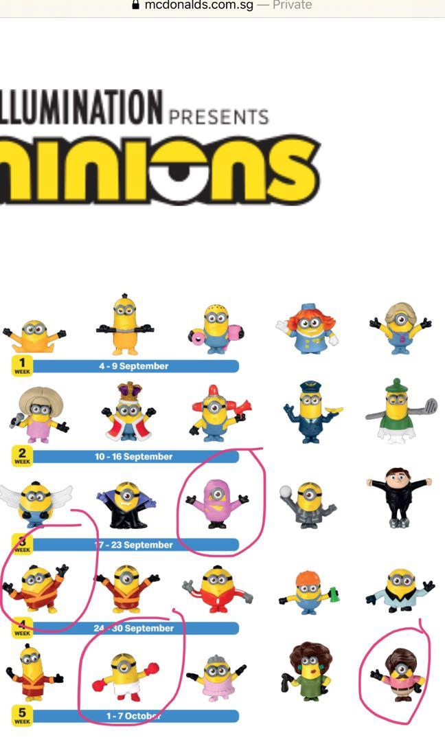 Mcdonald S Minions The Rise Of Gru Hobbies Toys Toys Games On Carousell Mcdonald S Minions The Rise Of Gru Hobbies Toys Toys Games On Carousell