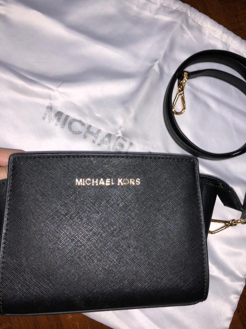 Michael michael kors selma sales mini saffiano leather crossbody