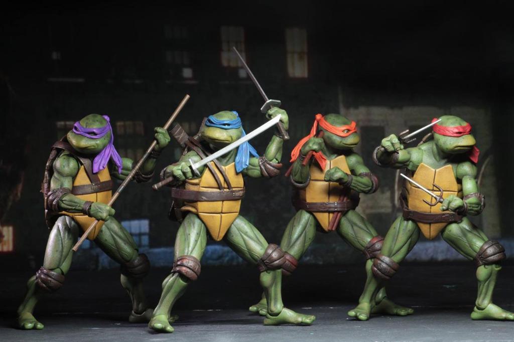 teenage mutant ninja turtles action figures 1990s