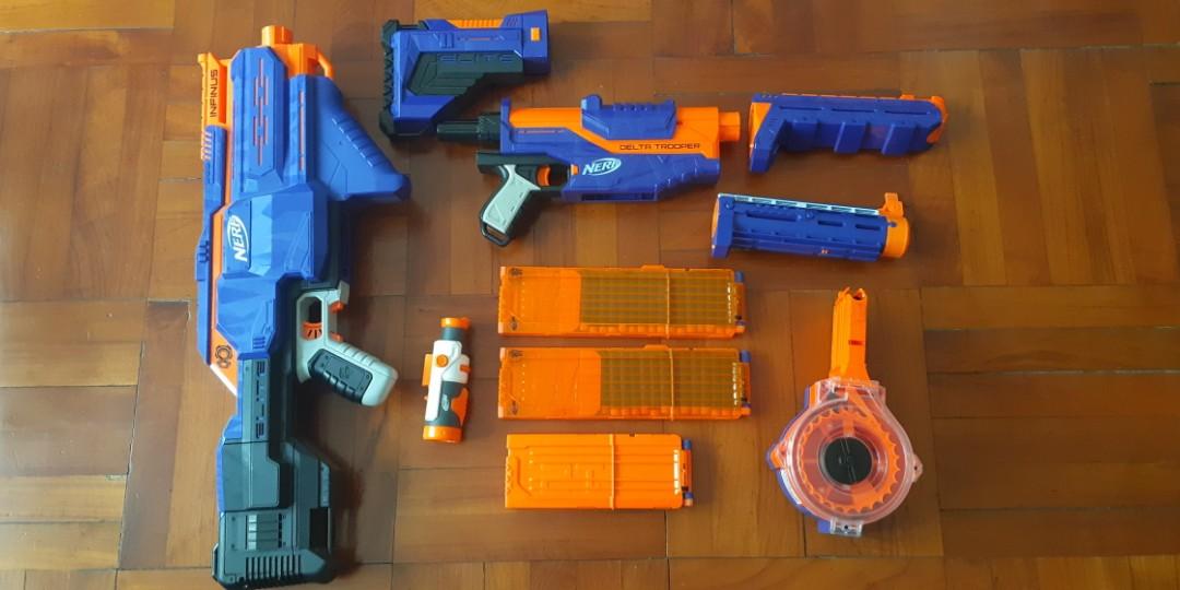 Nerf Gun （分類：動作及對戰玩具）位於 Hong Kong。 由 keykeyboard 提交（商品編號 1039326607，圖片 1）。簡介： 。