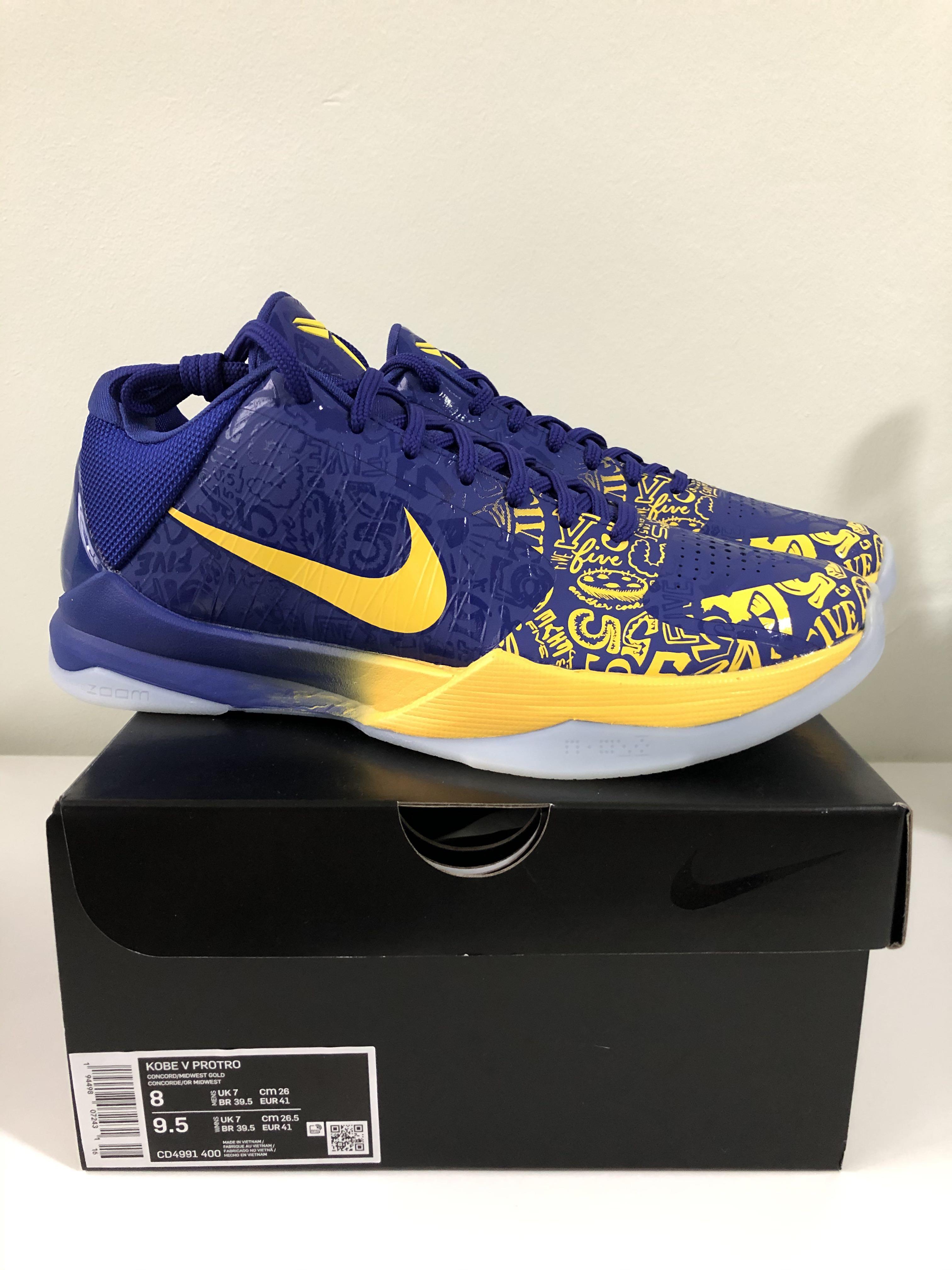 nike kobe 5 ring protro men s fashion footwear sneakers on carousell