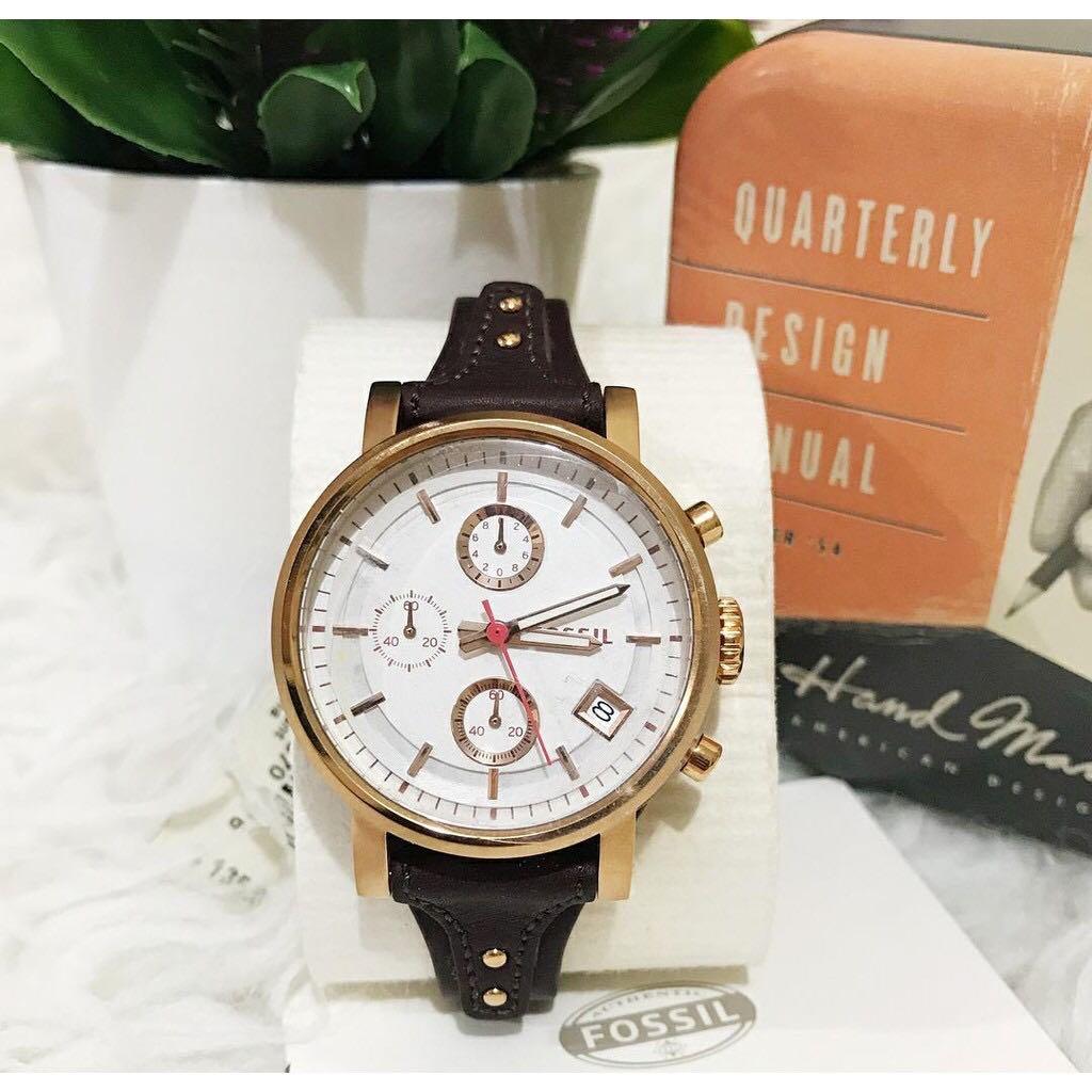 Hand Fossil Uhr Boyfriend Fossil ES3838 Original Boyfriend
