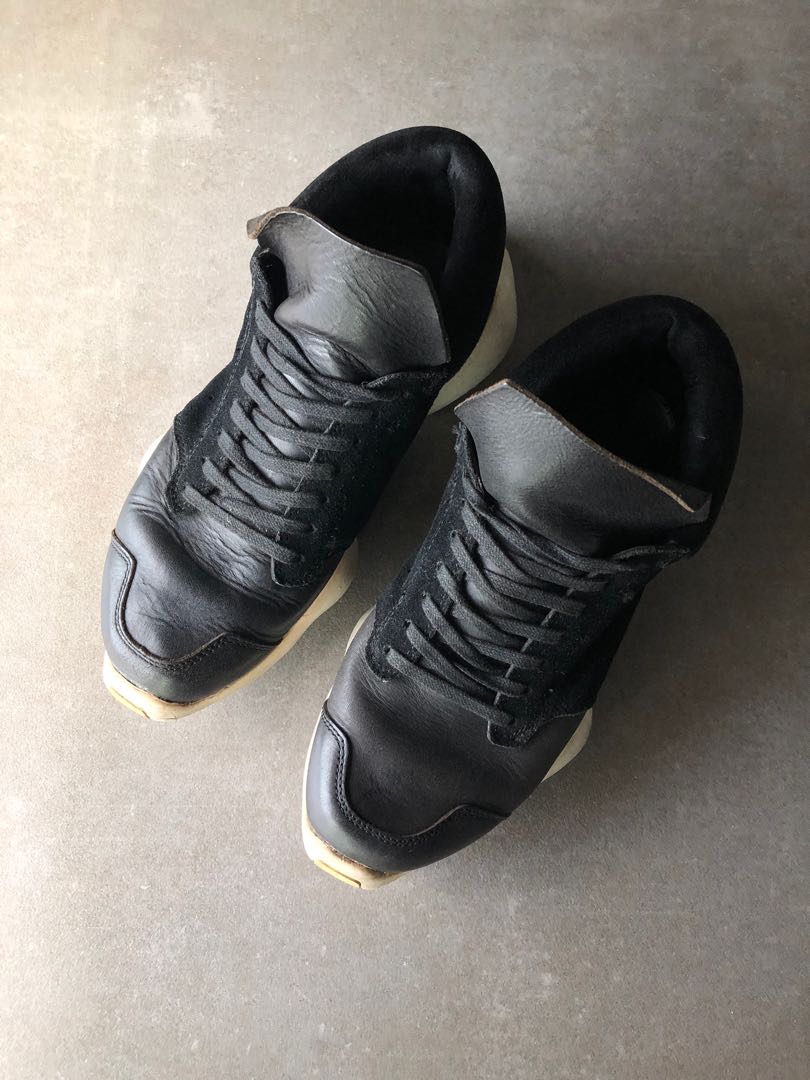 Preloved Adidas x Rick Owens Runners, Luxury, Shoes on Carousell