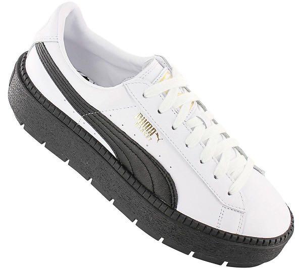 Puma Basket Platform Trace Leather UK6
