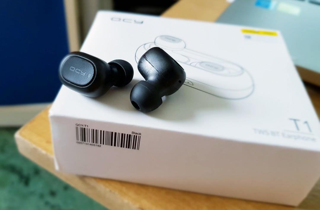 QCY T1 BLUETOOTH EARBUDS - WITHOUT CHARGING CASE, Audio, Earphones on Carousell
