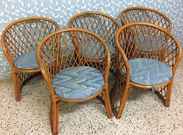 Rattan Chair W Cushion Cover Home Furniture Furniture On Carousell