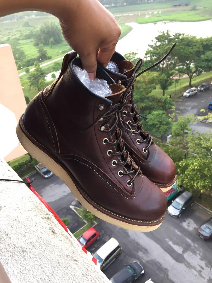 Red Wing 2906 Lineman Men S Fashion Footwear Boots On Carousell
