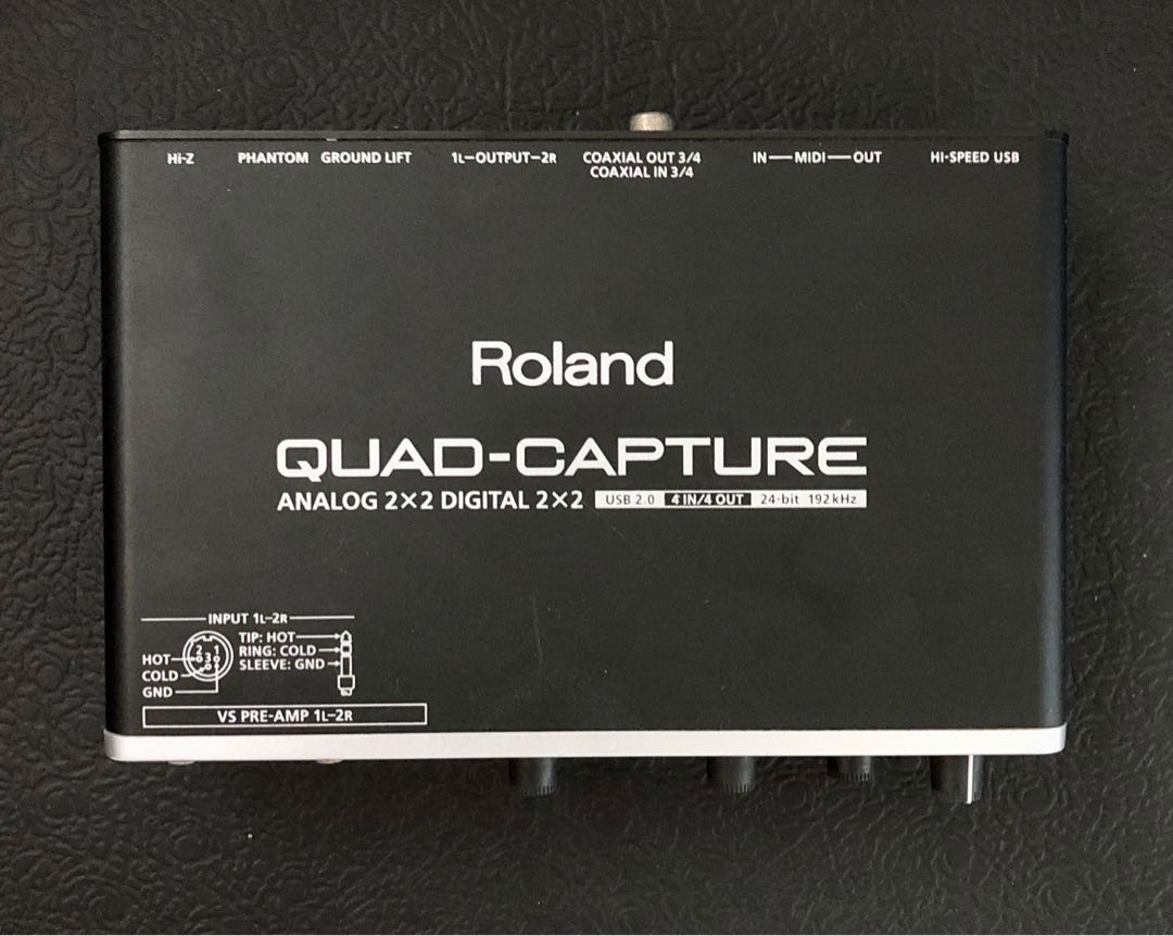 roland quad capture analog 2x2 digital 2x2