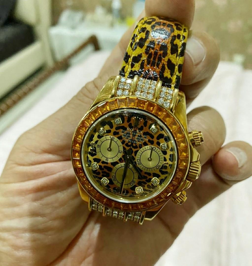 Rolex Daytona Leopard, Luxury, Watches on Carousell