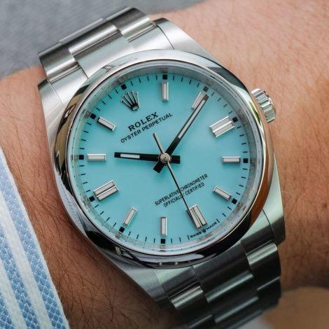 Rolex op 41 turquoise discount