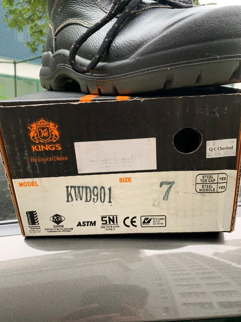 Safety Boots Steel Toe Kings Kwd 901, Men's Fashion, Footwear, Boots on