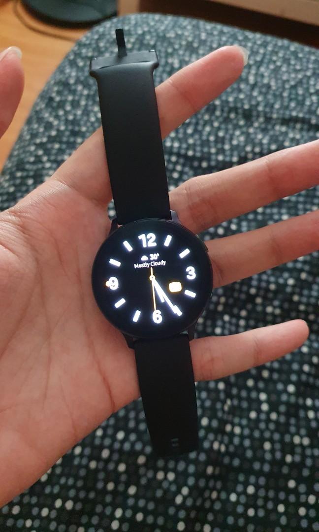 Galaxy watch active 2 aqua black best sale