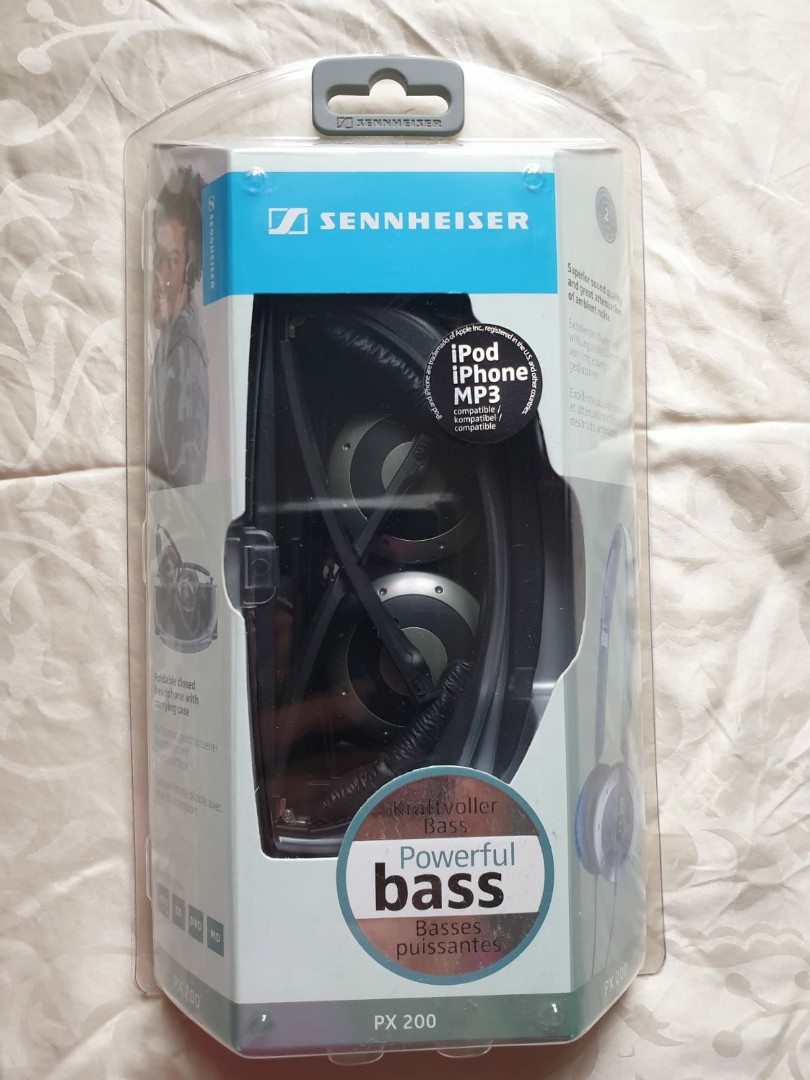 Sennheiser PX 200 headphone, Audio, Headphones \u0026 Headsets on Carousell