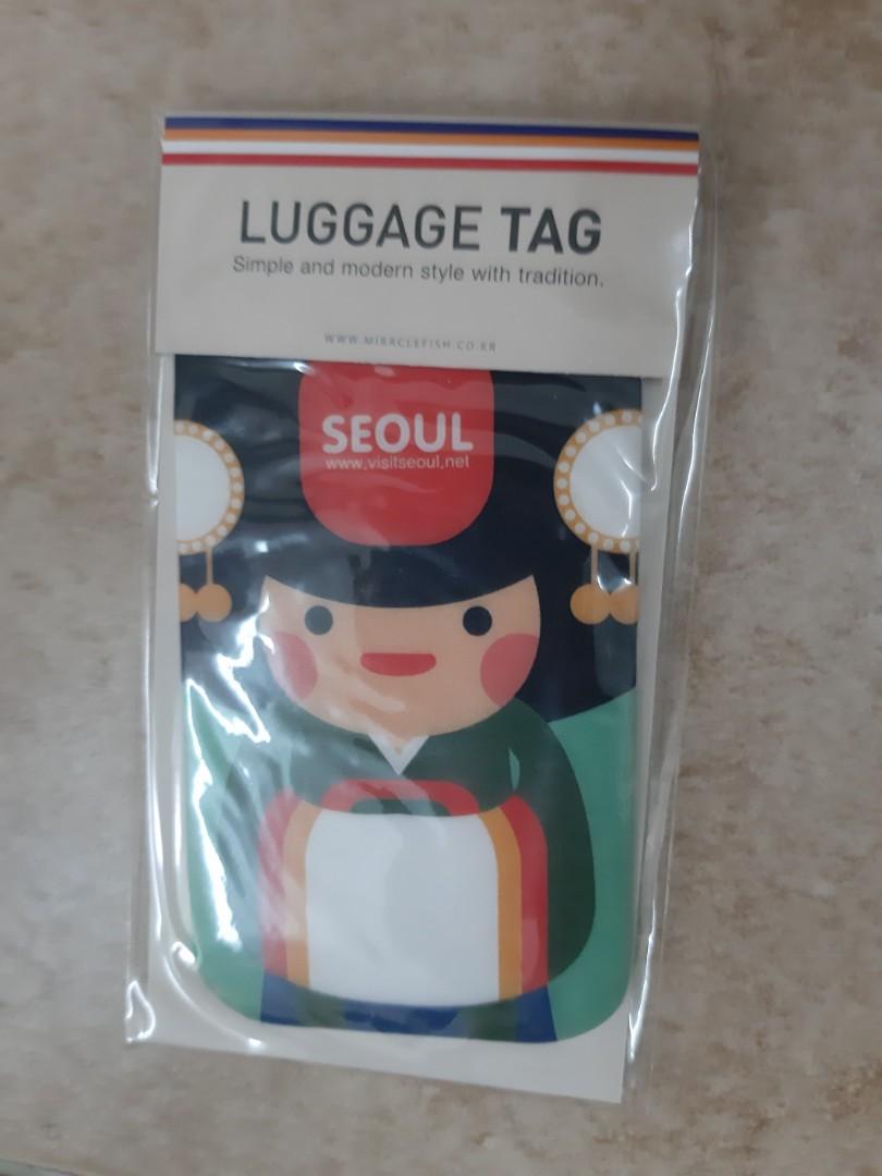 Seoul Korea Luggage/Name Tag, Hobbies & Toys, Collectibles