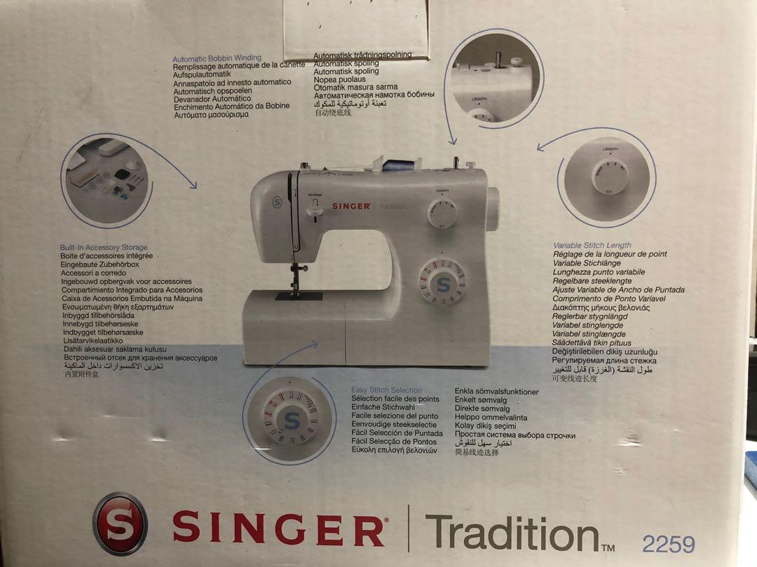 Singer Sewing Machine 2259, TV & Home Appliances, Washing Machines and