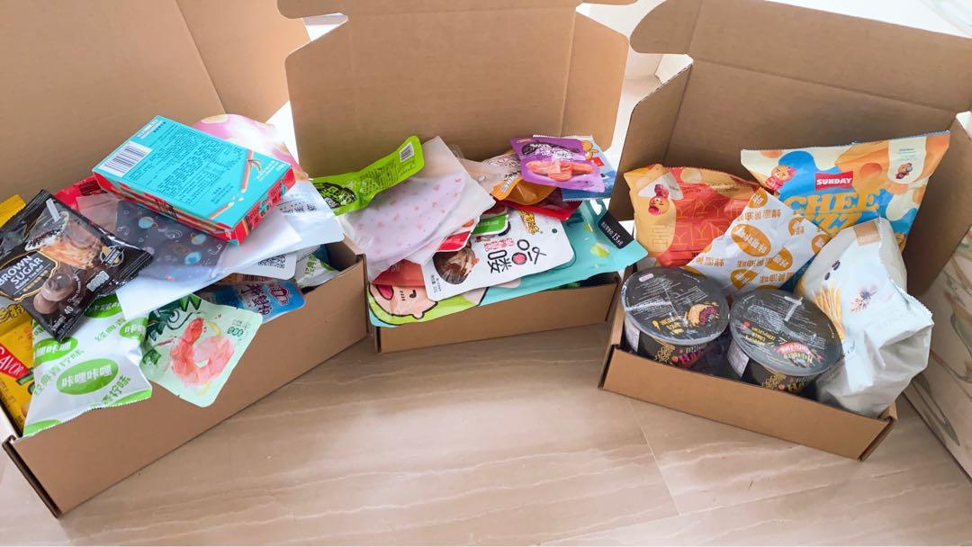 Shellinos Snack box, Food & Drinks, Packaged & Instant Food on Carousell