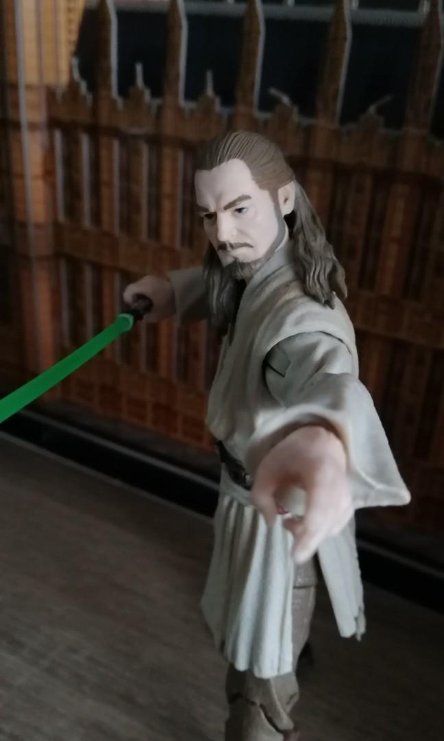 Star Wars Black Series Qui Gon Jinn 6 Inch Loose Toys Games Toys On Carousell