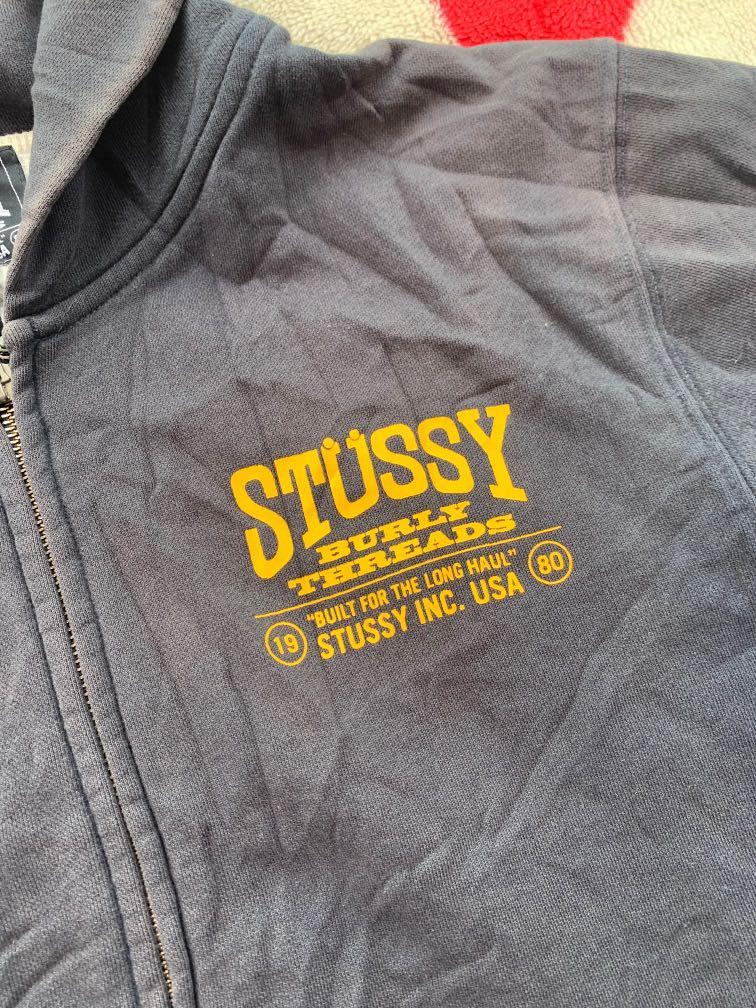 Stussy vintage burly hoodie hot sale