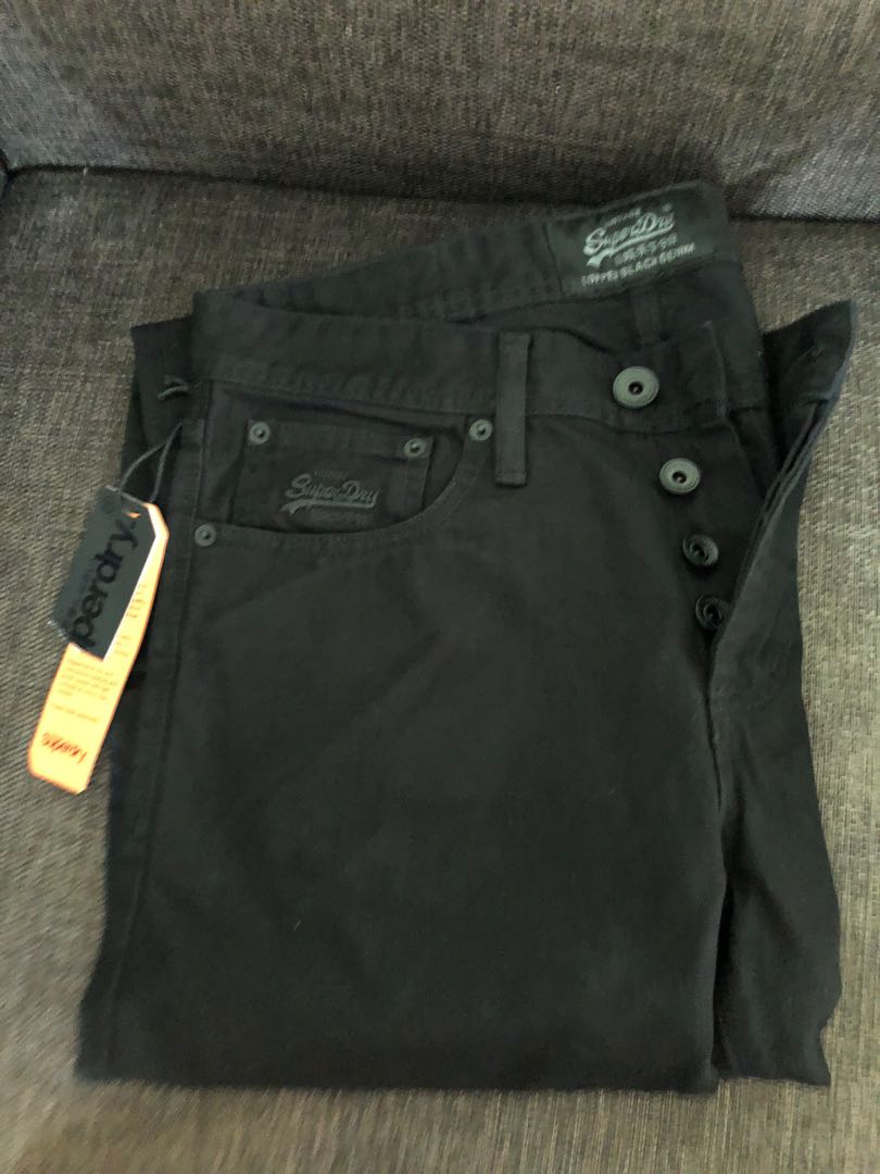 superdry black jeans