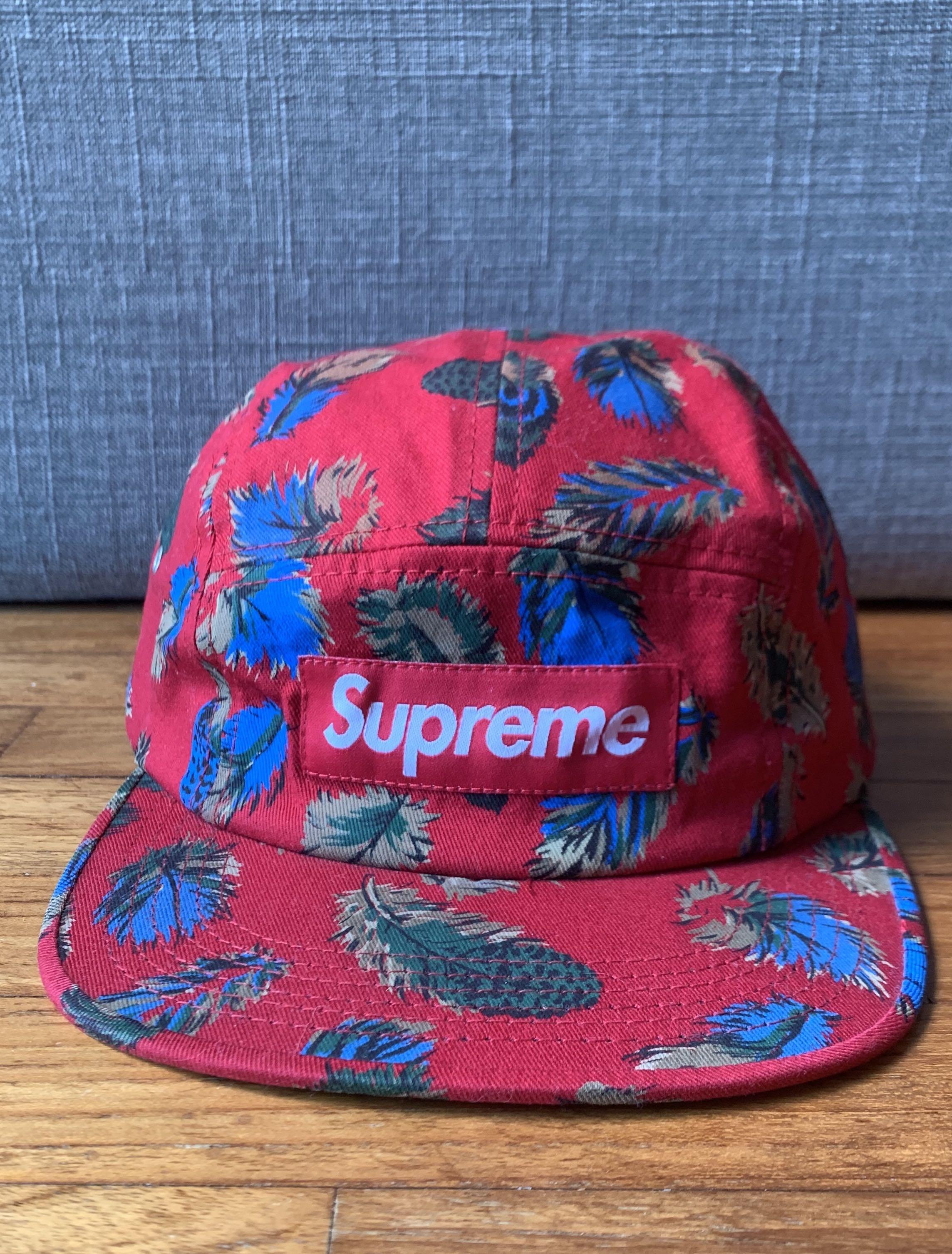 Supreme feathers camp new arrivals cap