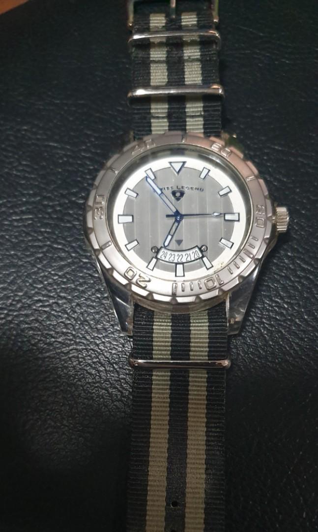 Swiss Legend Watch Quartz (Category: Men's Watches) located in Pasig City. Submitted by tryathlete (Listing ID 1039308227, Image 1). Description: MOP BPI/Gcash Add for shipping.