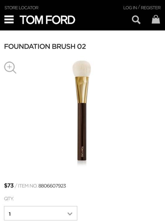 Tom Ford CREAM FOUNDATION BRUSH 02, Beauty & Personal Care, Face, Makeup on  Carousell