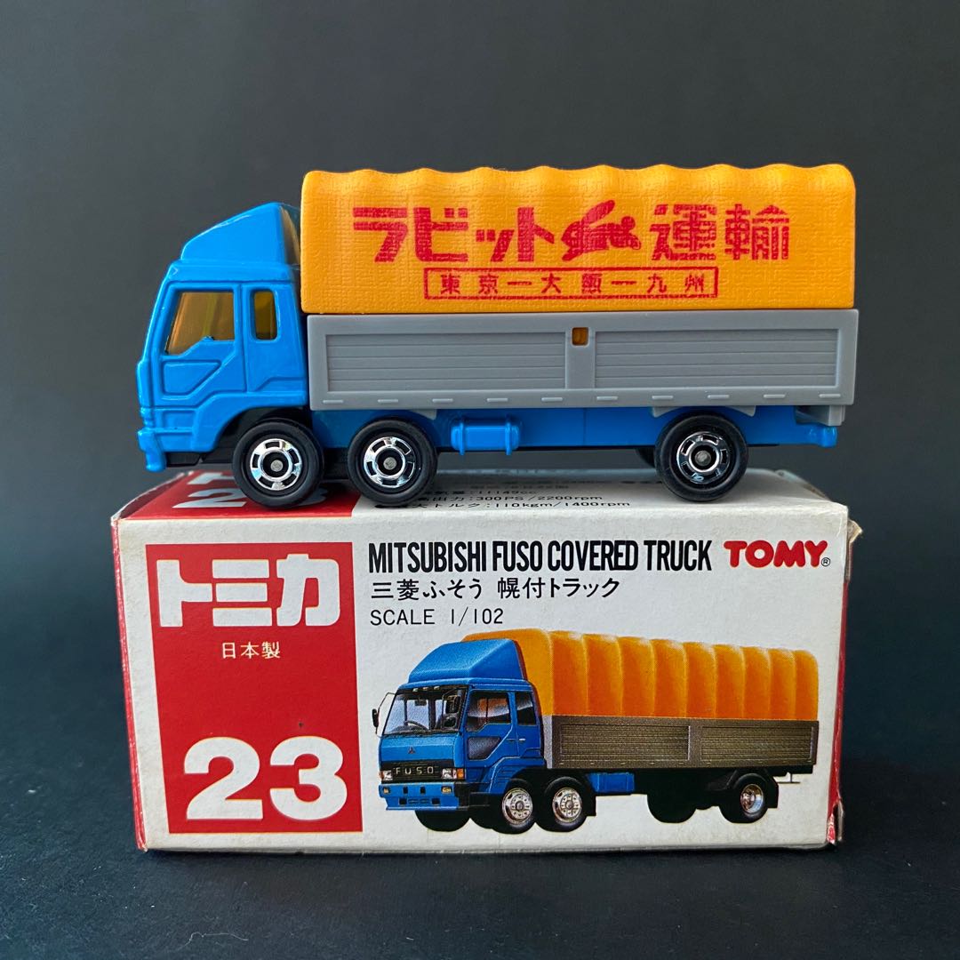 Tomica Mitsubishi Fuso Covered Truck Hobbies Toys Toys Games on Carousell