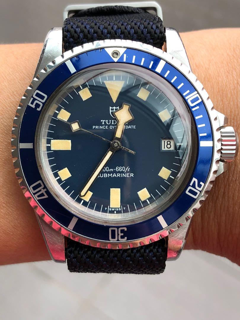 Tudor Blue Snowflake Submariner 9411 0 Luxury Watches On Carousell