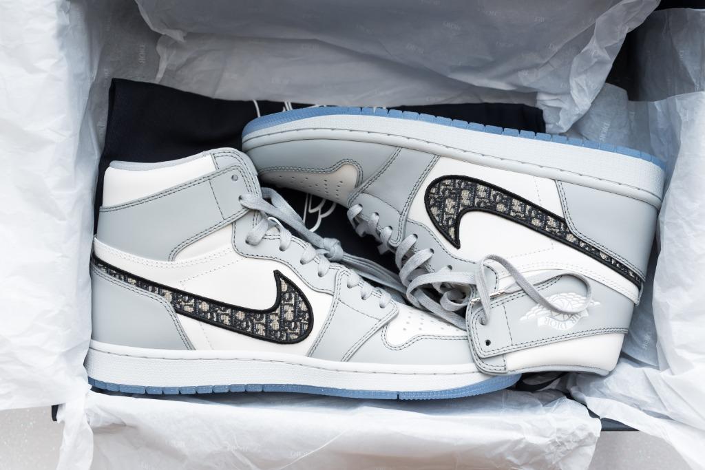 Fully Negotiable Ultra Rare Limited Edition Jordan 1 Retro High Dior Authenticated
