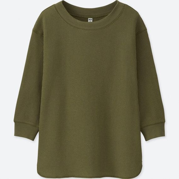 uniqlo waffle sweater
