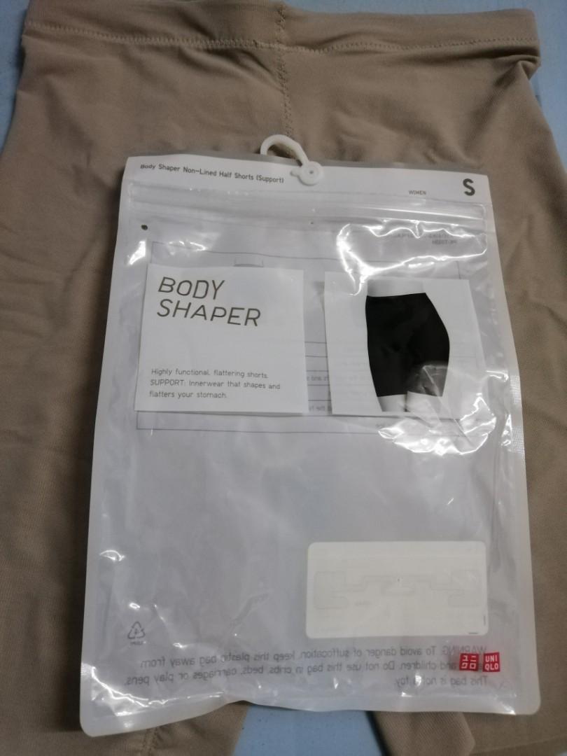 UNIQLO women body shaper non-lined shorts (Support type), Women's Fashion,  Bottoms, Jeans & Leggings on Carousell