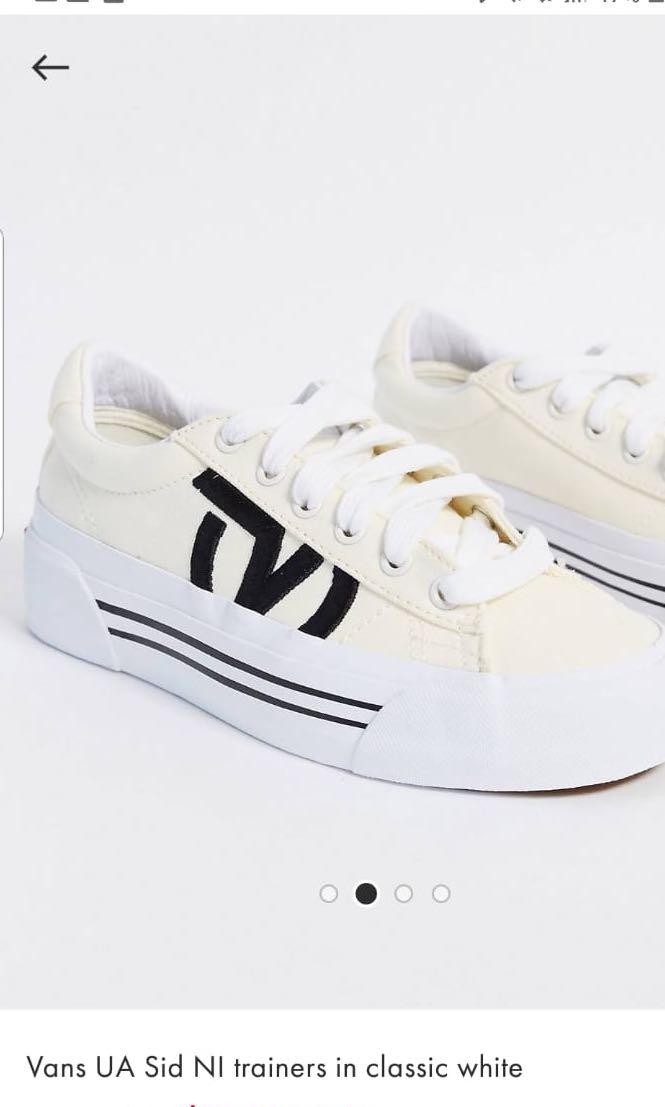 VANS Sid Sneakers in Classic White 