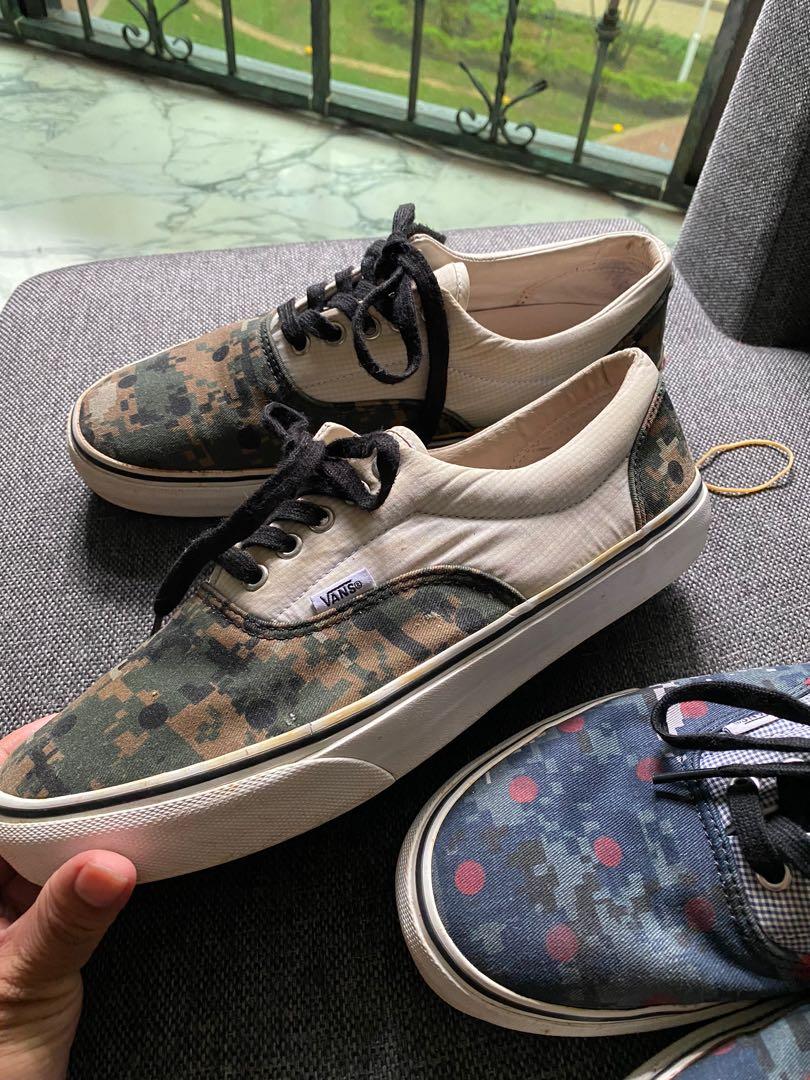 Vans Supreme CDG Commesdesgarcons Digital Camo US10 Men s Fashion Footwear Sneakers on Carousell