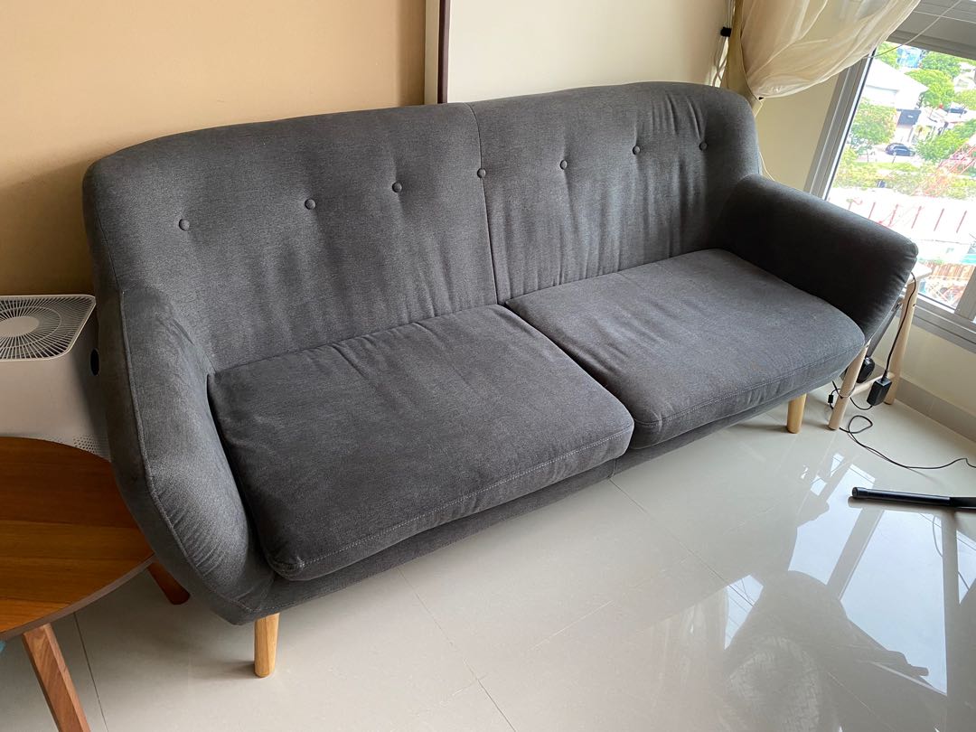 Vhive 3 seater sofa, Furniture & Home Living, Furniture, Sofas on Carousell