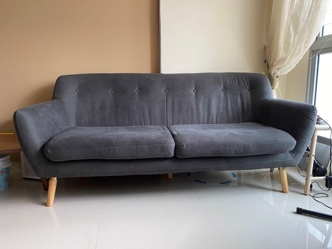 Vhive 3 seater sofa, Furniture & Home Living, Furniture, Sofas on Carousell