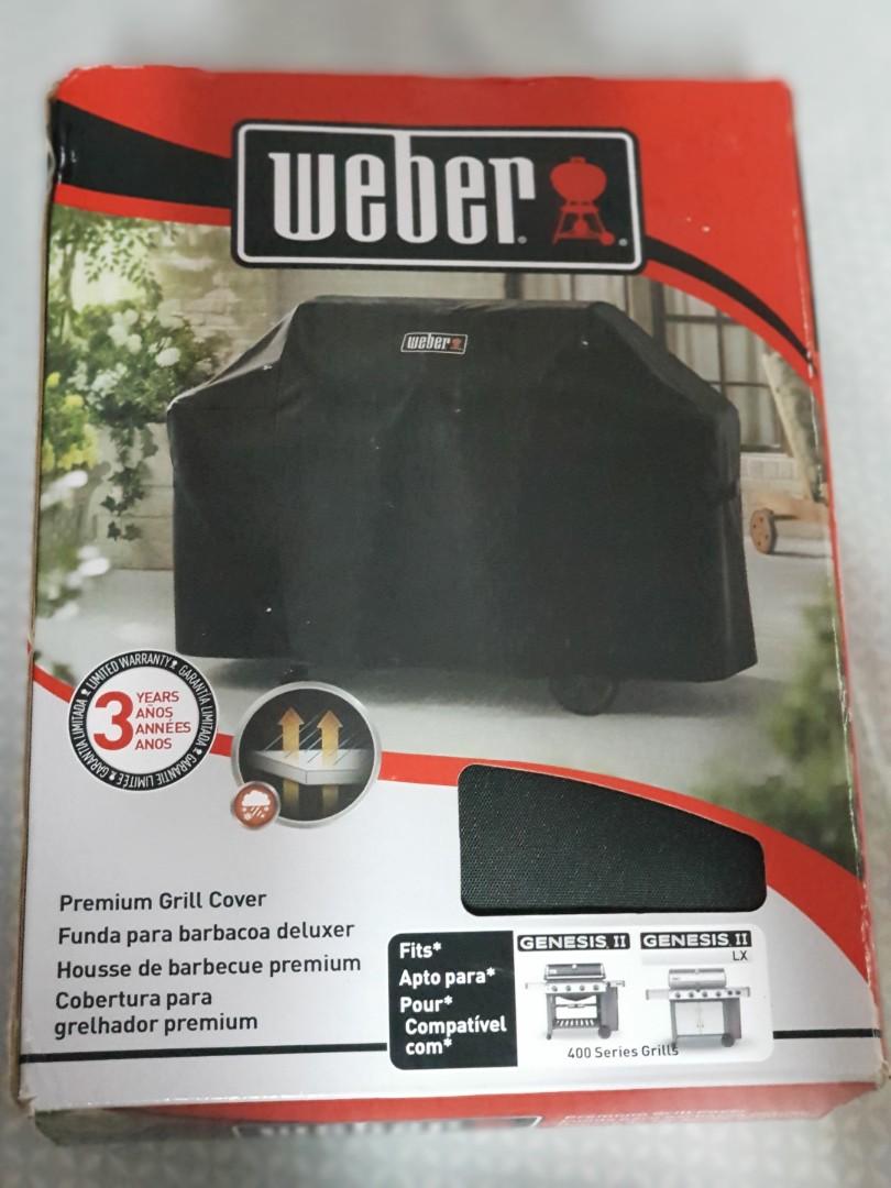 Weber Premium Grill Cover (Category: BBQ, Grills & Hotpots) located in Quezon City. Submitted by tikboydabigboy.tikboydabigboy (Listing ID 1039363498, Image 1). Description: Weber Premium Grilm Cover Model 7131 Fits Genesis ii and Genesis ii LX Models.